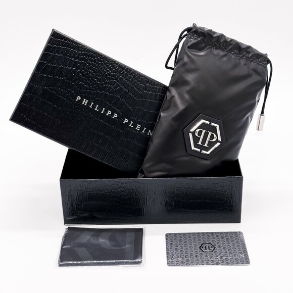 NEW PHILIPP PLEIN GLOOM SPP092M 0781 HAVANA MEN SUNGLASSES PHILIPP PLEIN - Picture 12 of 12